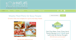 Desktop Screenshot of eatathomecooks.com